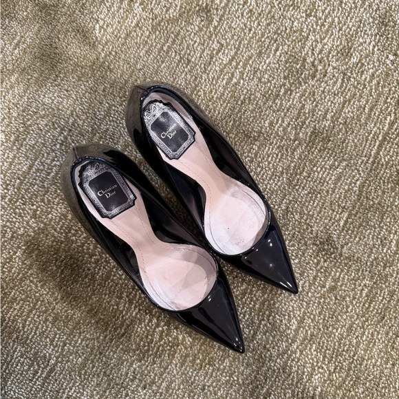 Raf Simmons Dior Black Patent Leather Heels - Picture 2 of 4